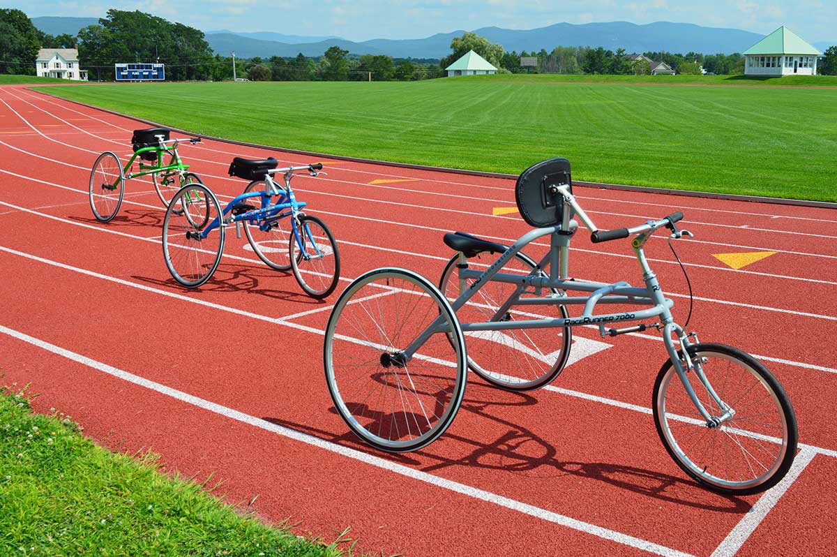 RAD RaceRunner running frames come in several sizes for people of all shapes and sizes.